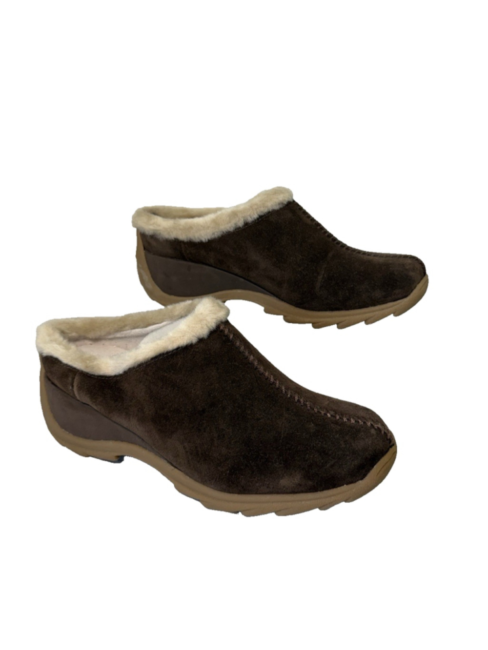 Sporto winter bootie Brown Suede Leather Clogs Slip On Size 9M new